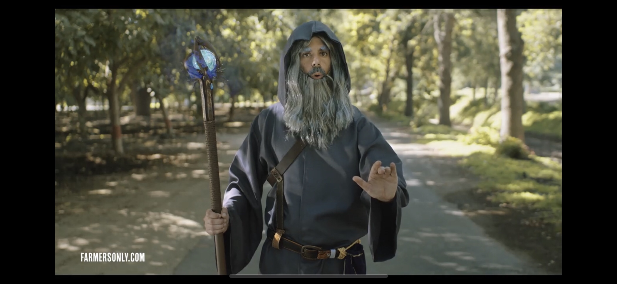 Evil Wizard still from commercial